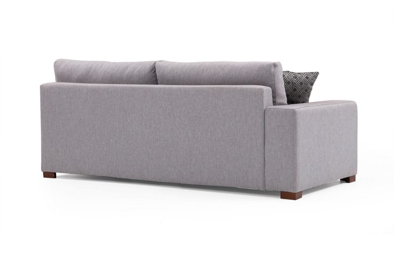 Mamerto Soffa m. Divan 4-sits - Ljusgrå - Möbler - Soffa - Hörnsoffa - Hörnsoffa med divan