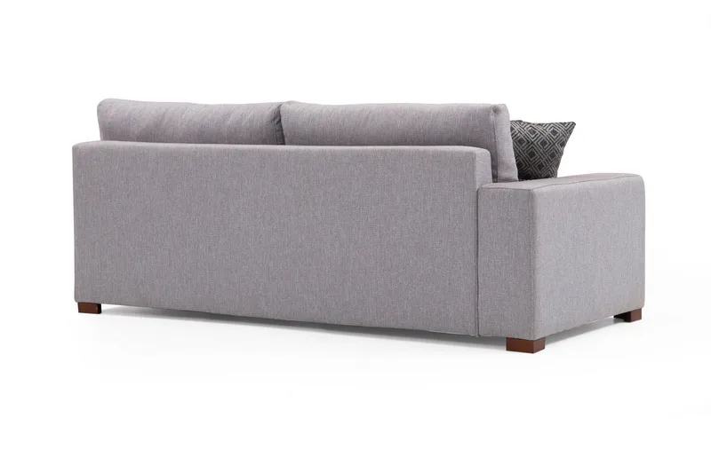 Mamerto Soffa m. Divan 4-sits - Ljusgrå - Möbler - Soffa - Divansoffor & schäslongsoffa