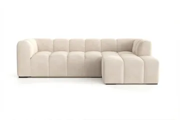 Marlow 3-sits Bubblig Divansoffa höger - Beige - Möbler - Soffa - Divansoffor & schäslongsoffa