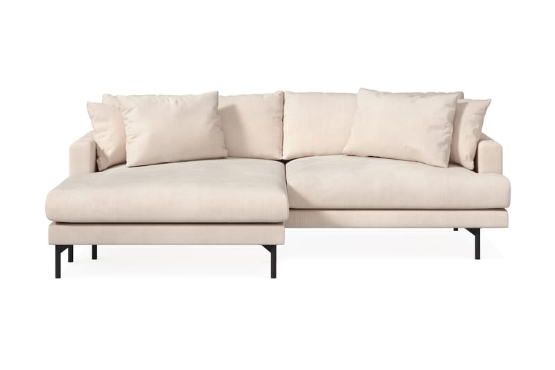 Menard 4-sits Vänstervänd L-formad Divansoffa i Manchester, Beige