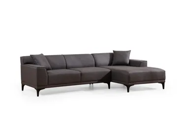 Mississauga Divansoffa 3-sits - Antracit - Möbler - Soffa - Divansoffor & schäslongsoffa - 3 sits soffa med divan