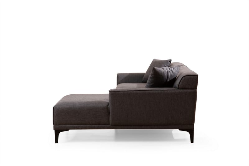 Mississauga Divansoffa 3-sits - Antracit - Möbler - Soffa - Divansoffor & schäslongsoffa - 3 sits soffa med divan