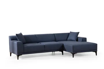 Mississauga Divansoffa 3-sits - Blå - Möbler - Soffa - Divansoffor & schäslongsoffa - 3 sits soffa med divan