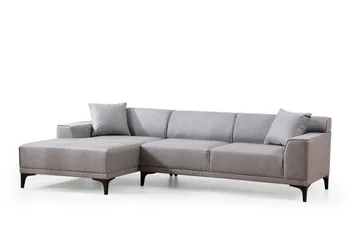 Mississauga Divansoffa 3-sits - Grå - Möbler - Soffa - Divansoffor & schäslongsoffa - 3 sits soffa med divan