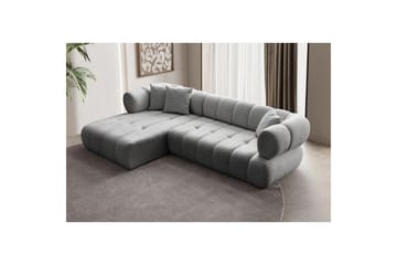 Mississauga Soffa med Divan 3-sits - Grå - Möbler - Soffa - Divansoffor & schäslongsoffa