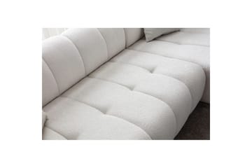 Mississauga Soffa med Divan 3-sits - Vit - Möbler - Soffa - Divansoffor & schäslongsoffa