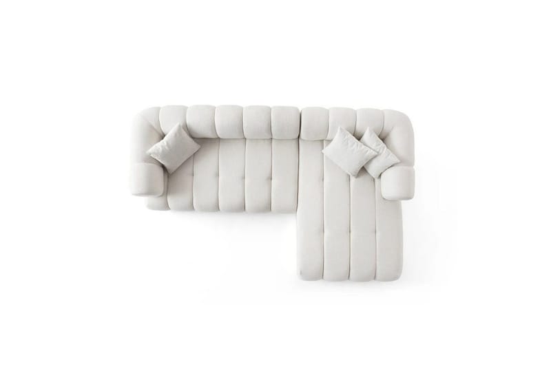 Mississauga Soffa med Divan 3-sits - Vit - Möbler - Soffa - Divansoffor & schäslongsoffa