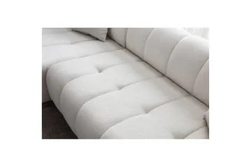 Mississauga Soffa med Divan 3-sits - Vit - Möbler - Soffa - Divansoffor & schäslongsoffa