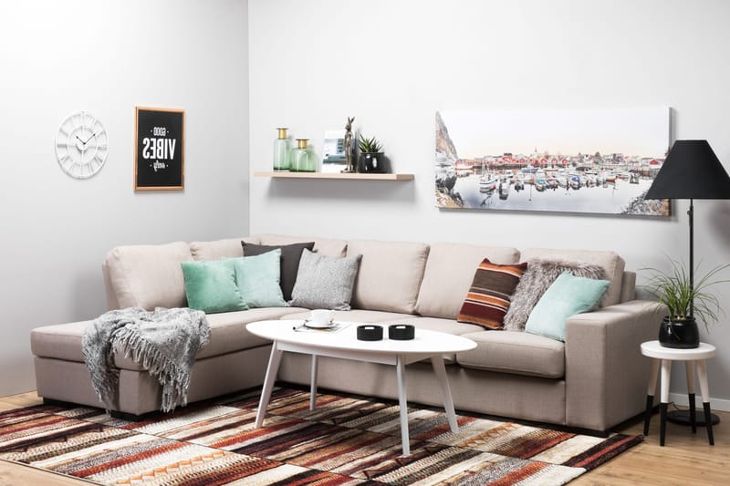 Nebraska Divansoffa 4-sits Vänster - Beige - Möbler - Soffa - Divansoffor & schäslongsoffa