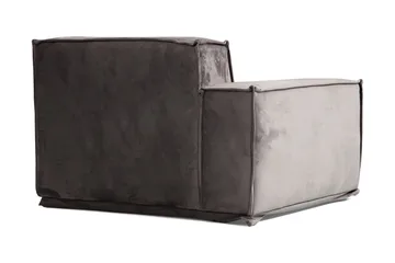 Nightcap Soffa m. Divan 4-sits - Grå - Möbler - Soffa - Modulsoffor - Komplett modulsoffa