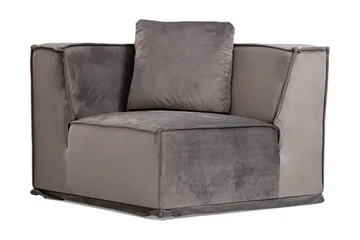 Nightcap Soffa m. Divan 4-sits - Grå - Möbler - Soffa - Modulsoffor - Komplett modulsoffa