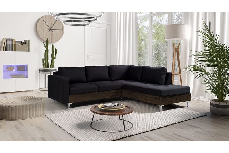 Oberting Soffa - Svart - Möbler - Soffa - Divansoffor & schäslongsoffa