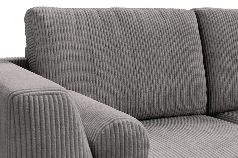 Ocean Lyx 4-sits Högervänd L-formad Schäslongsoffa i Manchester - Mörkgrå - Möbler - Soffa - Divansoffor & schäslongsoffa
