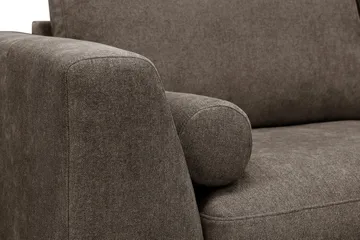 Ocean Lyx 4-sits Soffa med Schäslong Höger - Mörkbrun - Möbler - Soffa - Divansoffor & schäslongsoffa