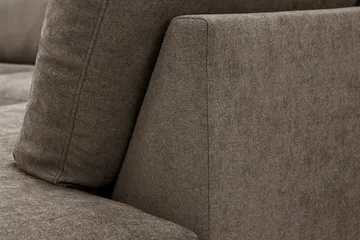 Ocean Lyx 4-sits Soffa med Schäslong Höger - Mörkbrun - Möbler - Soffa - Divansoffor & schäslongsoffa