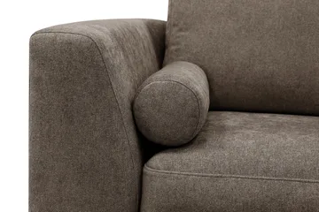 Ocean Lyx 4-sits Soffa med Schäslong Höger - Mörkbrun - Möbler - Soffa - Divansoffor & schäslongsoffa