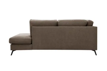 Ocean Lyx 4-sits Soffa med Schäslong Höger - Mörkbrun - Möbler - Soffa - Divansoffor & schäslongsoffa
