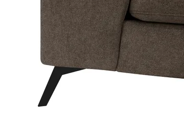 Ocean Lyx 4-sits Soffa med Schäslong Höger - Mörkbrun - Möbler - Soffa - Divansoffor & schäslongsoffa