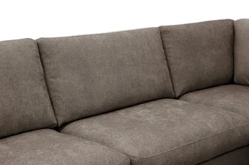 Ocean Lyx 4-sits Soffa med Schäslong Höger - Mörkbrun - Möbler - Soffa - Divansoffor & schäslongsoffa