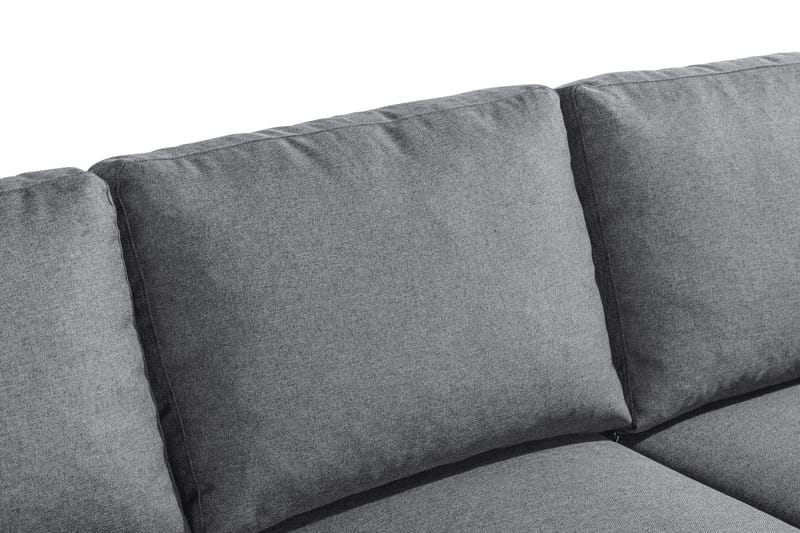 Peppe 3-sits Vändbar L-formad Divansoffa i Tyg - Ljusgrå - Möbler - Soffa - Divansoffor & schäslongsoffa
