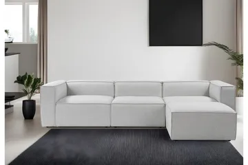 Redlands Soffa med Divan 3-sits - Grå - Möbler - Soffa - Divansoffor & schäslongsoffa