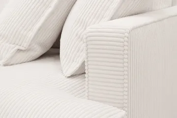 Rossita Lyx 4-sits Vänstervänd L-formad Extra Djup Schäslongsoffa i Manchester - Offwhite - Möbler - Soffa - Divansoffor & schäslongsoffa