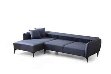 Rossland Divansoffa 3-sits - Blå - Möbler - Soffa - Divansoffor & schäslongsoffa - 3 sits soffa med divan