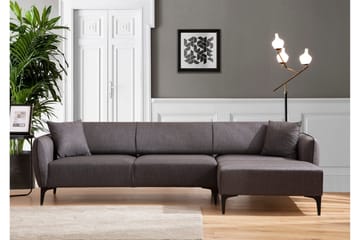 Rossland Divansoffa 3-sits - Mörkgrå - Möbler - Soffa - Divansoffor & schäslongsoffa - 3 sits soffa med divan