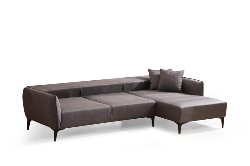 Rossland Divansoffa 3-sits - Mörkgrå - Möbler - Soffa - Divansoffor & schäslongsoffa - 3 sits soffa med divan