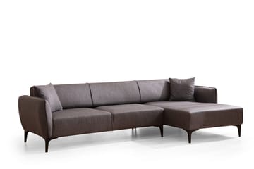 Rossland Divansoffa 3-sits - Mörkgrå - Möbler - Soffa - Divansoffor & schäslongsoffa - 3 sits soffa med divan