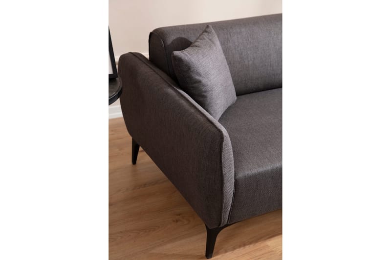 Rossland Divansoffa 3-sits - Mörkgrå - Möbler - Soffa - Divansoffor & schäslongsoffa - 3 sits soffa med divan
