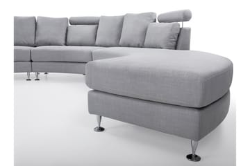Rotunde Divansoffa 448 cm - Grå - Möbler - Soffa