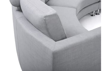 Rotunde Divansoffa 448 cm - Grå - Möbler - Soffa