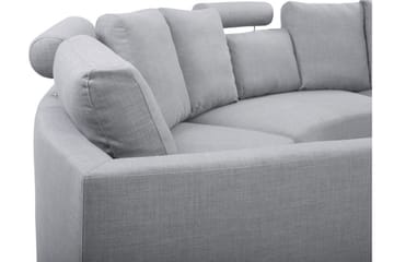 Rotunde Divansoffa 448 cm - Grå - Möbler - Soffa