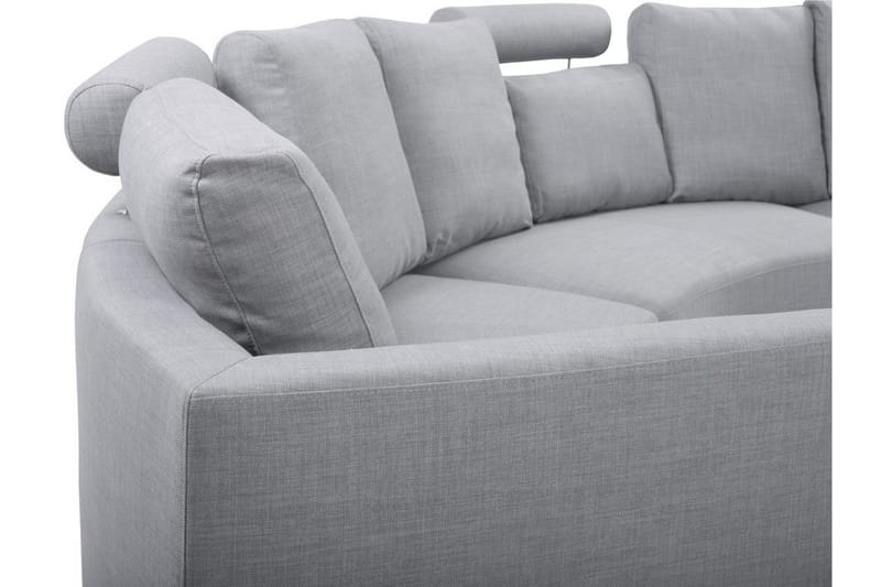 Rotunde Divansoffa 448 cm - Grå - Möbler - Soffa