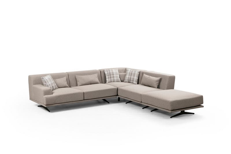 Sanroman Divansoffa - Beige - Möbler - Soffa - Divansoffor & schäslongsoffa
