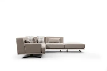Sanroman Divansoffa - Beige - Möbler - Soffa - Divansoffor & schäslongsoffa