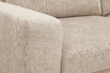 Scandi Djup 4-sits Soffa med Schäslong Höger i Chenille - Beige - Möbler - Soffa - Divansoffor & schäslongsoffa