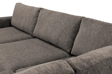 Scandi Djup 4-sits Soffa med Schäslong Höger i Chenille - Grå - Möbler - Soffa - Divansoffor & schäslongsoffa