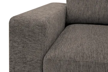 Scandi Djup 4-sits Soffa med Schäslong Höger i Chenille - Grå - Möbler - Soffa - Divansoffor & schäslongsoffa