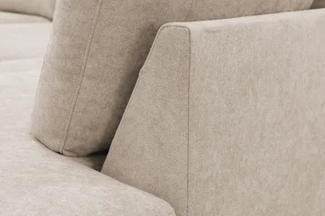 Scandi Djup 4-sits Soffa med Schäslong Höger i Tyg - Beige - Möbler - Soffa - Divansoffor & schäslongsoffa