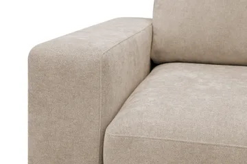 Scandi Djup 4-sits Soffa med Schäslong Höger i Tyg - Beige - Möbler - Soffa - Divansoffor & schäslongsoffa