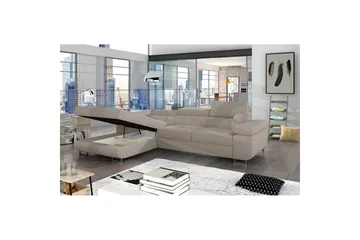 Sektionssoffa Eltap Armando 289x85x203 cm - Jarell 20, Beige, Vänster - Möbler - Soffa - Bäddsoffa - Bäddsoffa divan
