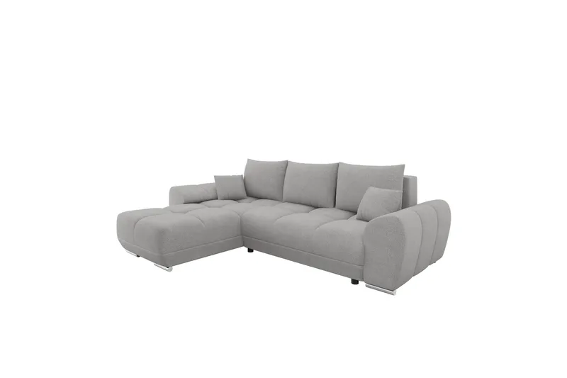Simerly Soffa med Divan 3-sits, Grå