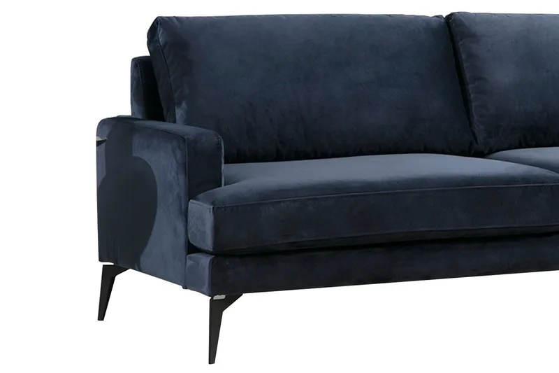 Stacker Hörnsoffa med Divan Höger - Blå - Möbler - Soffa - Divansoffor & schäslongsoffa