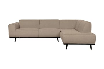 Statement Hörnsoffa Höger - Beige - Möbler - Soffa - Divansoffor & schäslongsoffa