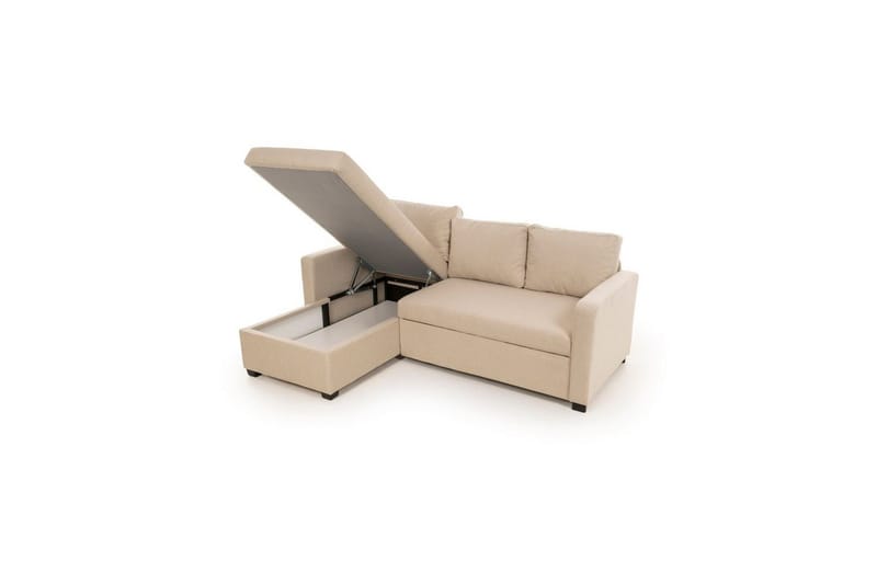 Tareen Soffa med Divan 3-sits - Beige - Möbler - Soffa - Bäddsoffa - Bäddsoffa divan
