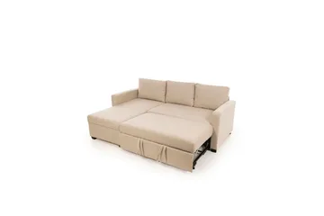 Tareen Soffa med Divan 3-sits - Beige - Möbler - Soffa - Bäddsoffa - Bäddsoffa divan