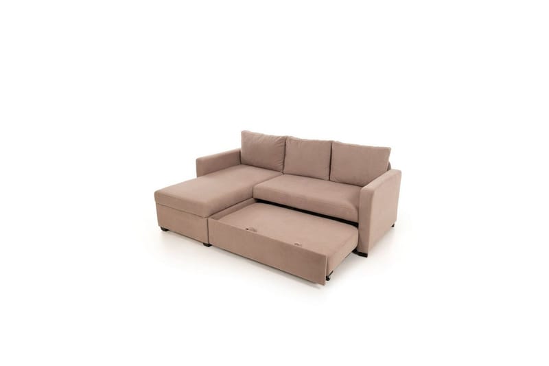 Tareen Soffa med Divan 3-sits - Brun - Möbler - Soffa - Bäddsoffa - Bäddsoffa divan