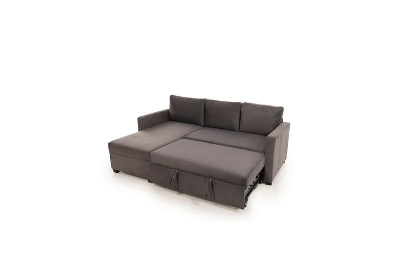 Tareen Soffa med Divan 3-sits - Grå - Möbler - Soffa - Bäddsoffa - Bäddsoffa divan